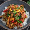 vegan ciku stir fry
